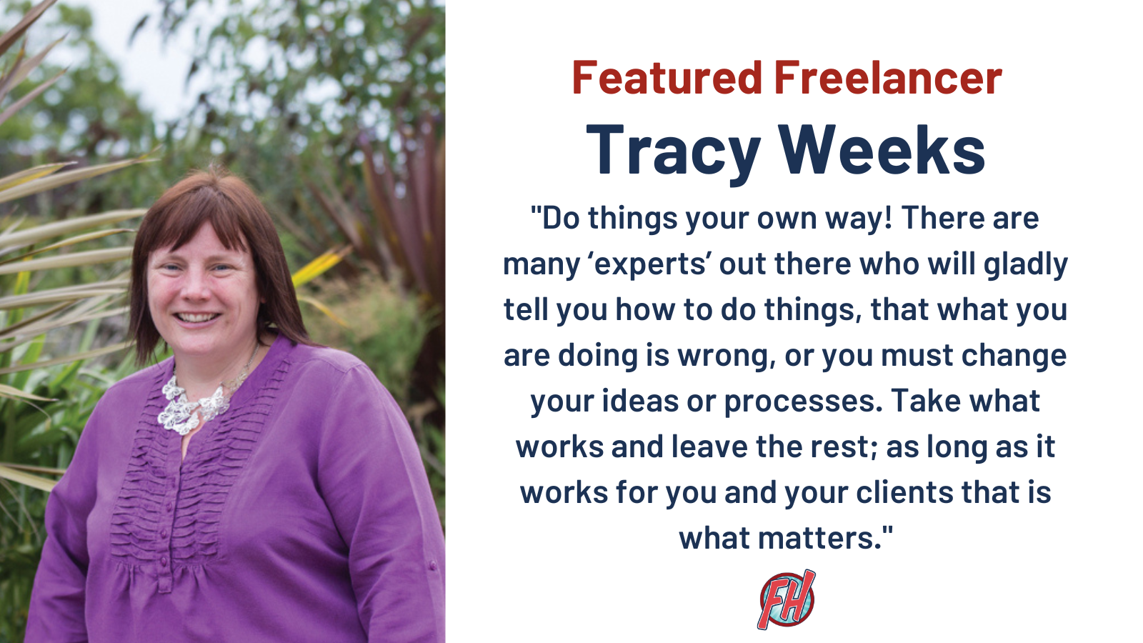 Tracy Weeks Featured Freelancer
