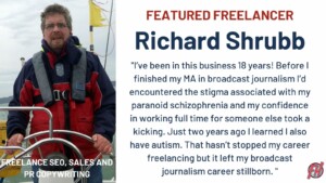 Richard Shrubb freelance copywriter