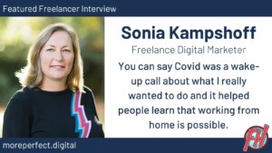 Sonia Kampshoff Featured Freelancer interview banner