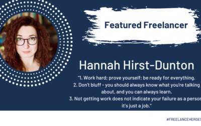 Featured Freelancer: Hannah Hirst-Dunton, Literary Editor